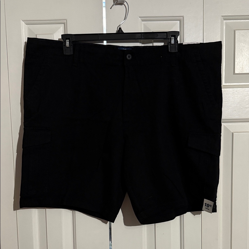 George Men's Black Cargo Shorts